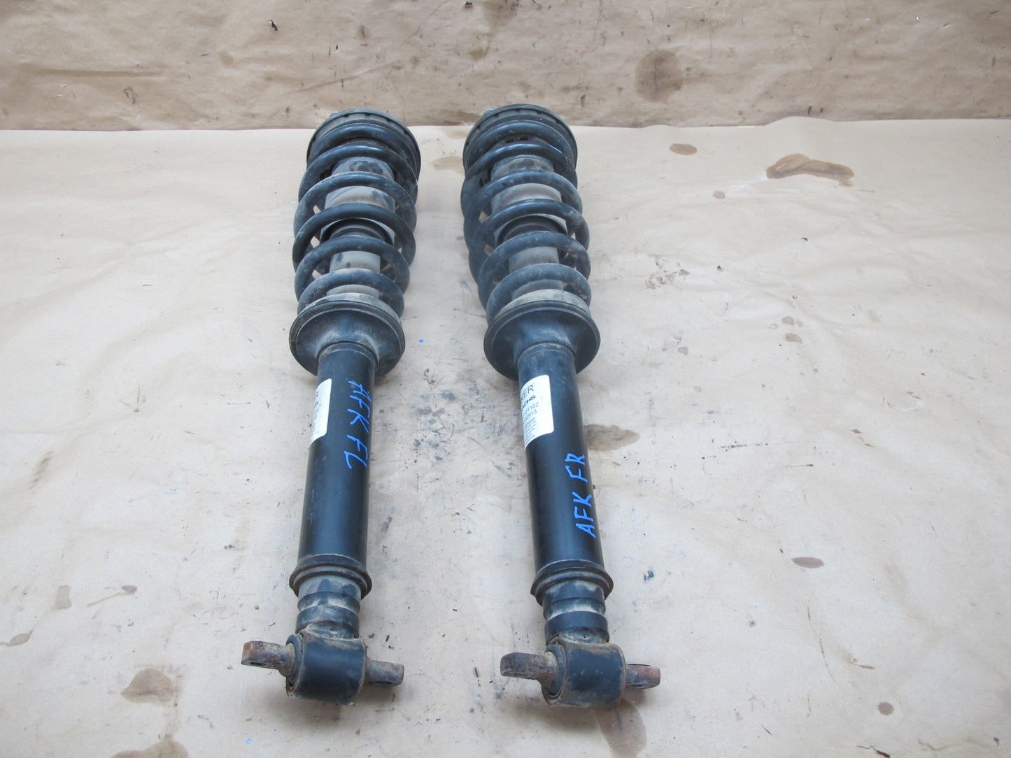 11-12 Fisker Karma Set of 2 Front Right Left Strut Shock Absorber 61K Mile OEM