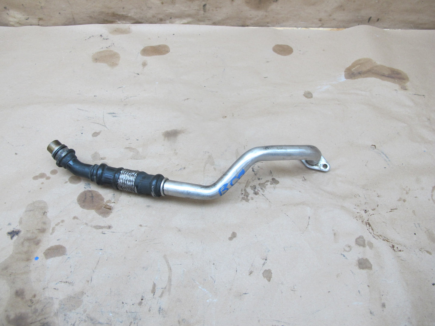 03-10 Bentley Continental GTC GT Flying Spur 6.0L Oil Return Hose Pipe Line