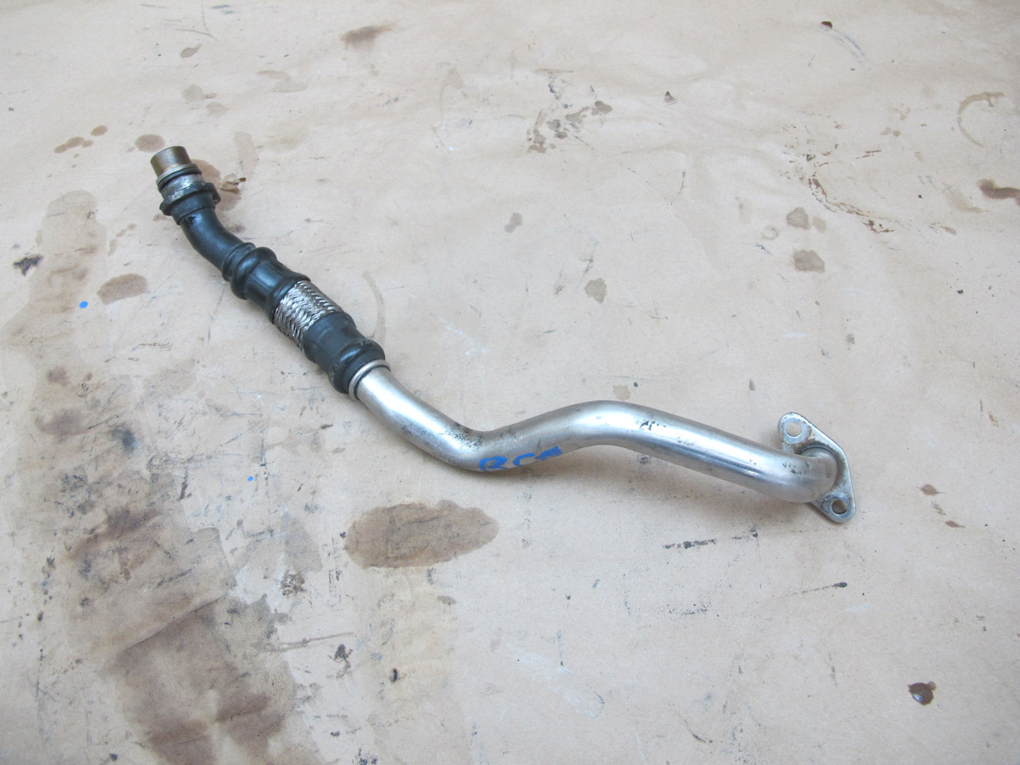 03-10 Bentley Continental GTC GT Flying Spur 6.0L Oil Return Hose Pipe Line