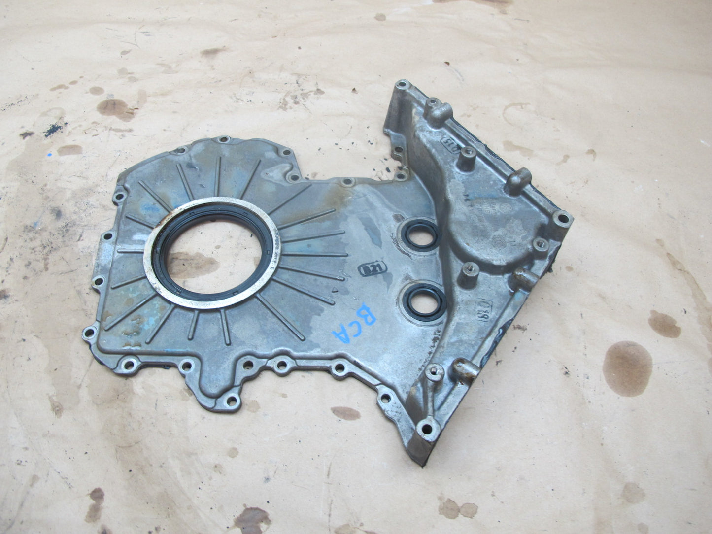 03-10 Bentley Continental GTC GT Flying Spur 6.0L Engine Rear Crankcase Cover