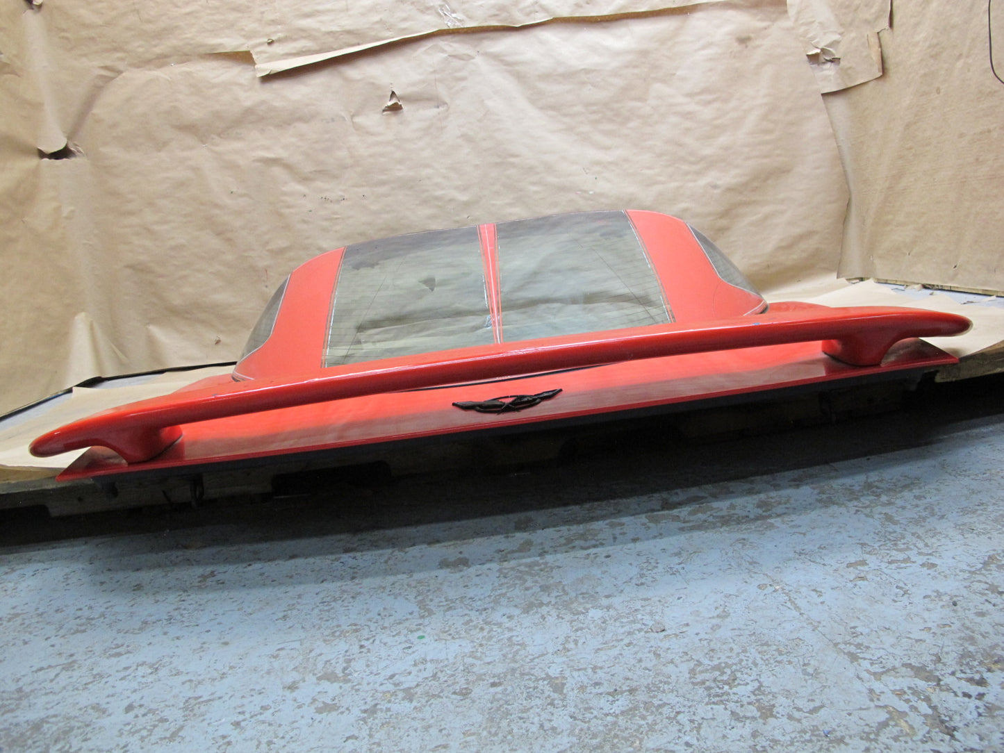 97-04 Chevrolet Corvette C5 Rear Hatch Trunk Lid Liftgate Glass Window RED OEM