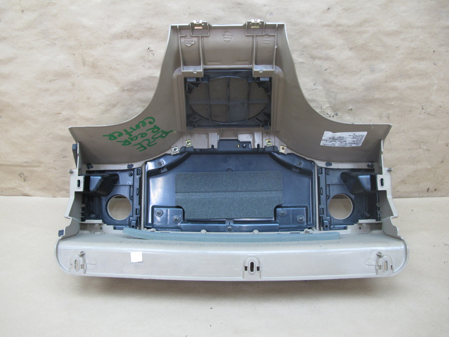 00-02 BMW E36/7 Z3 Roadster Rear Subwoofer Box w Lateral Trim Covers Set OEM