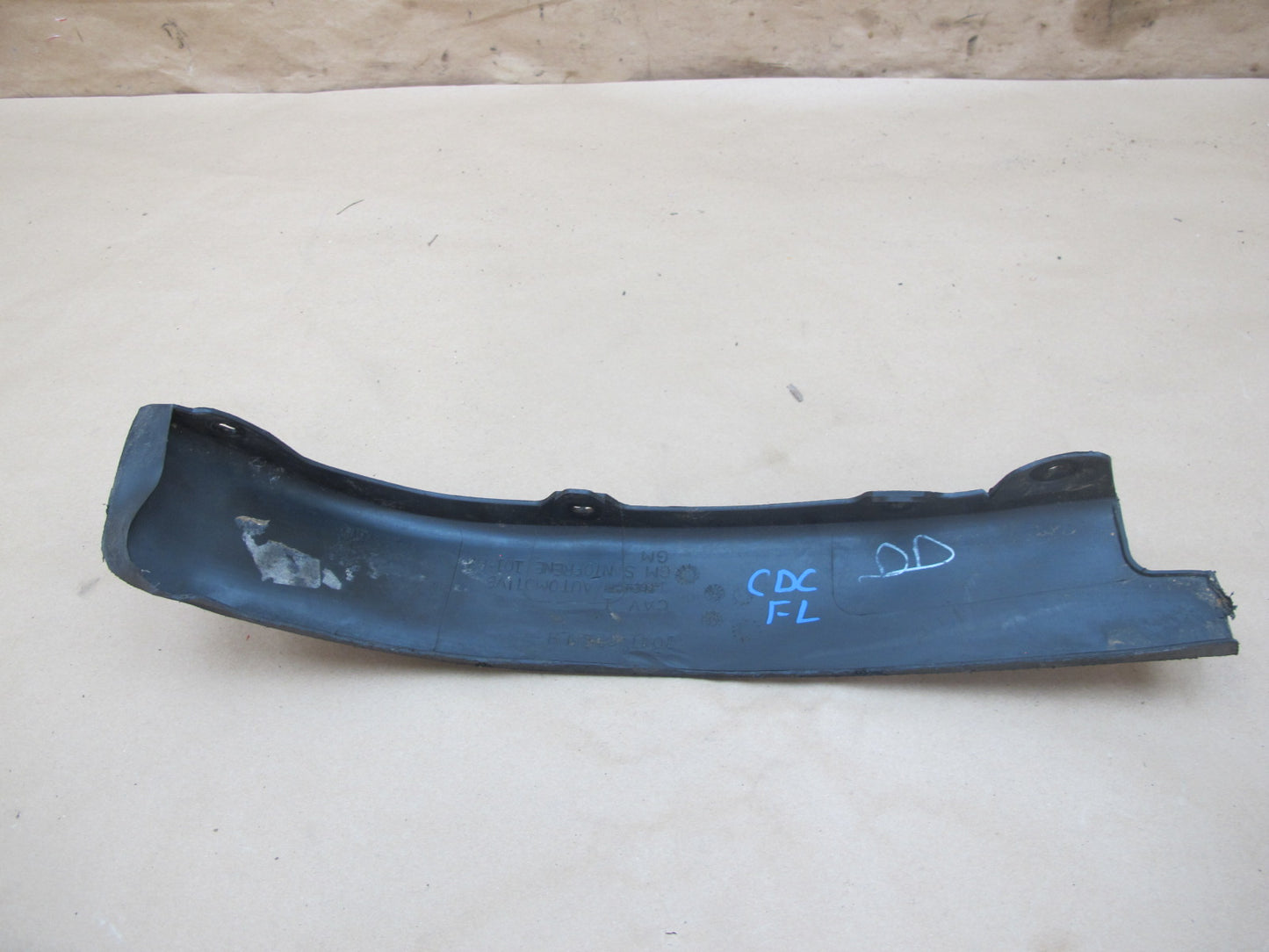 97-04 Chevrolet Corvette C5 Front Bumper Left Valance Panel Air DAM OEM