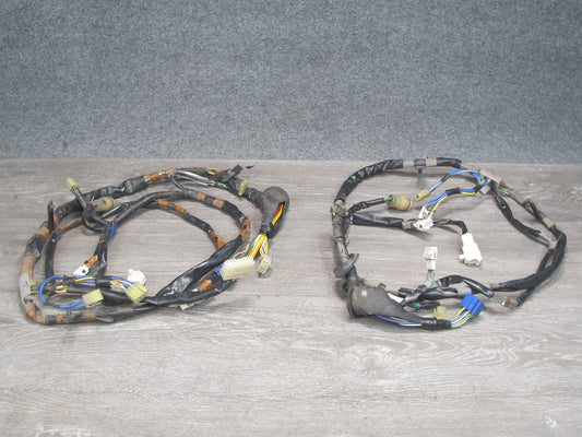 84-85 Toyota Supra MA67 Set of 2 Left & Right Door Wire Wiring Harness OEM