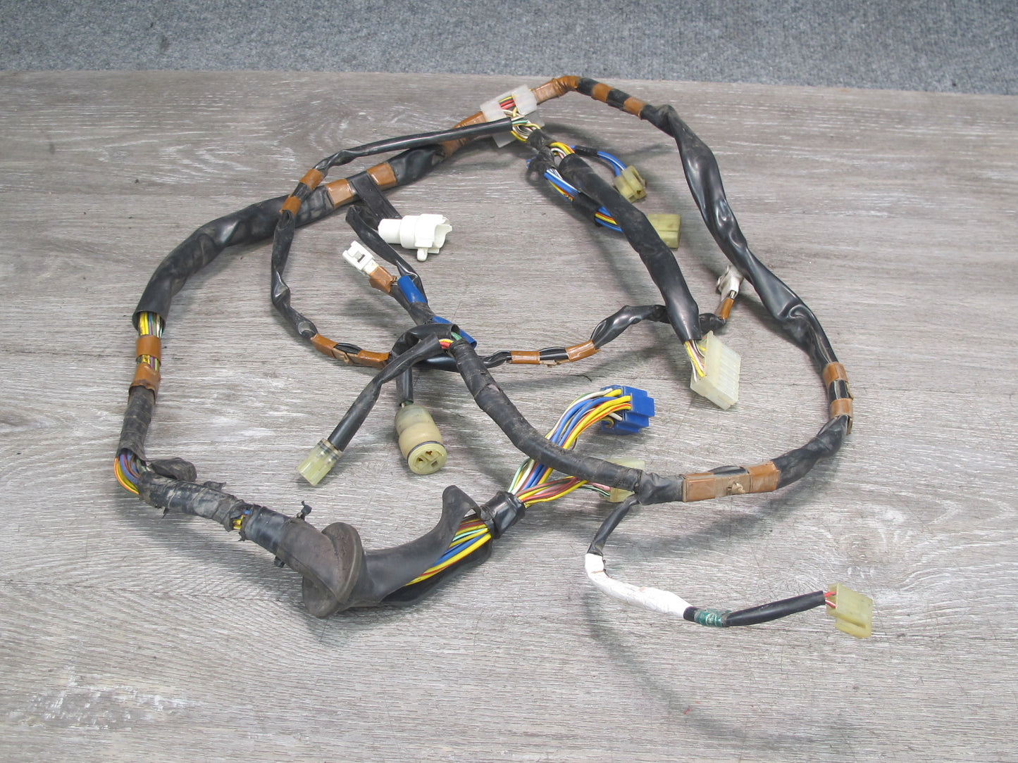 84-85 Toyota Supra MA67 Set of 2 Left & Right Door Wire Wiring Harness OEM