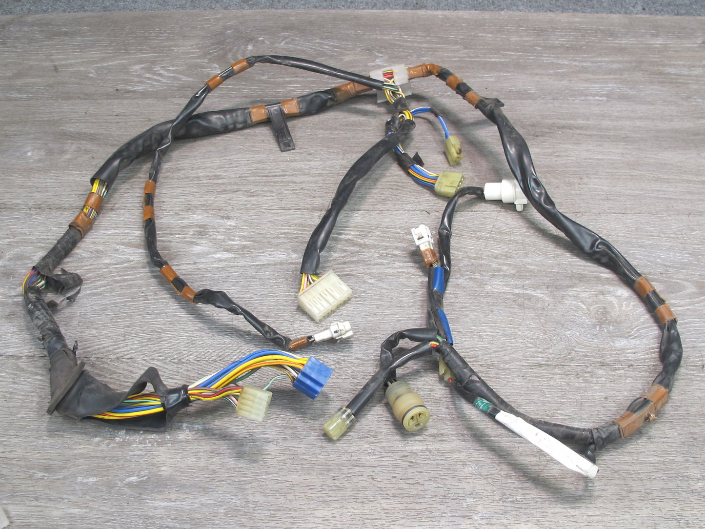 84-85 Toyota Supra MA67 Set of 2 Left & Right Door Wire Wiring Harness OEM