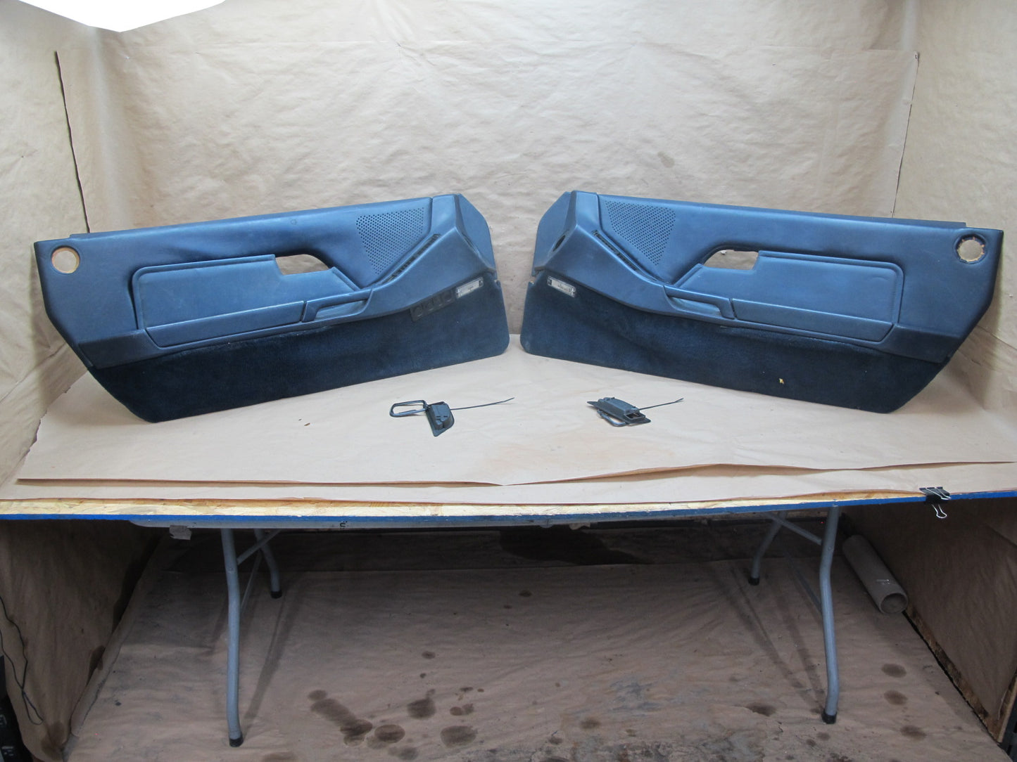 1983-1986 Porsche 928 S Right & Left Side Interior Door Panel Cover Set