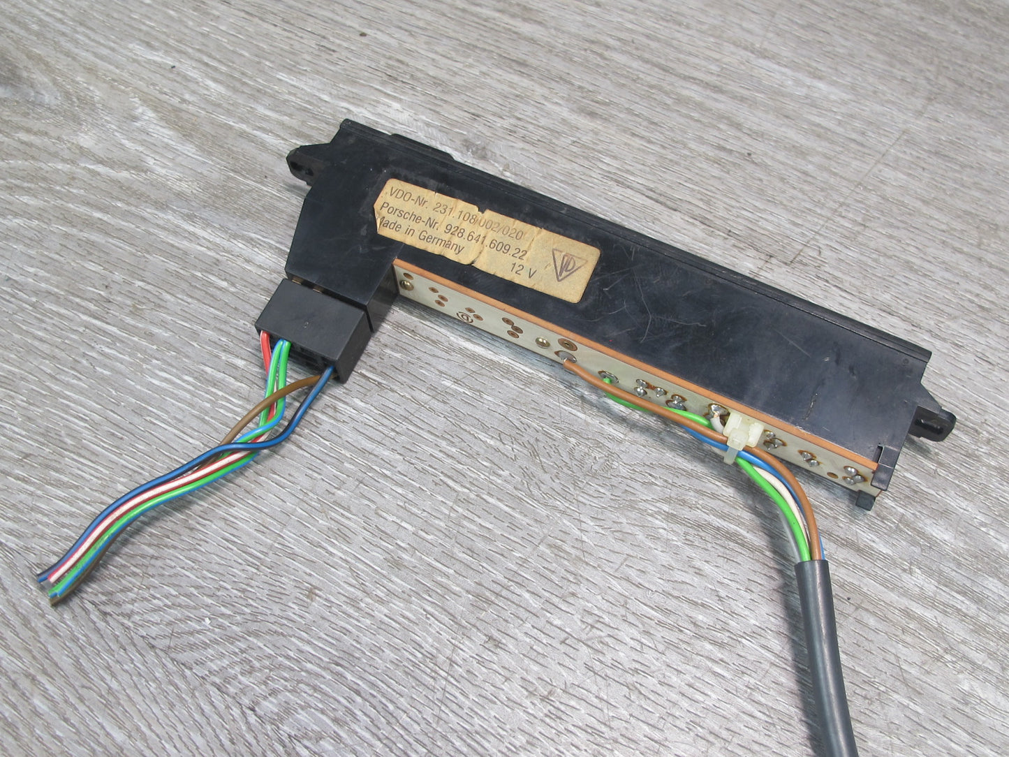 1980-1983 Porsche 928 S Center Dash Switch Light Indicator Panel