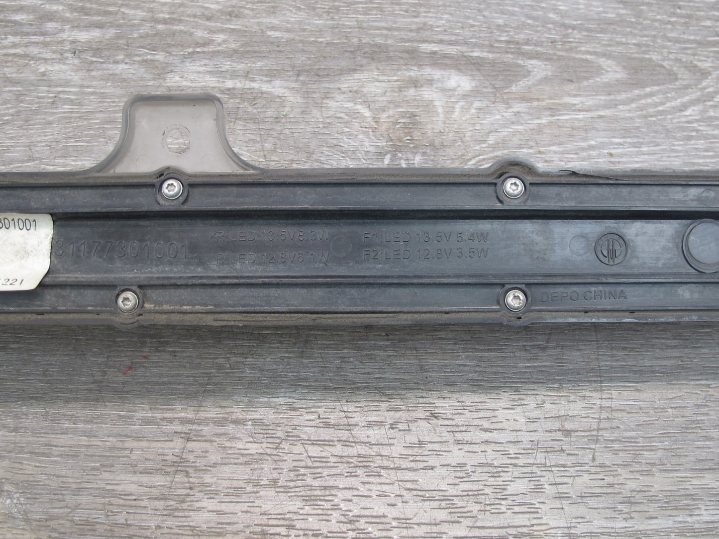 11-12 Fisker Karma Rear Bumper Reverse Light C131177301001 OEM