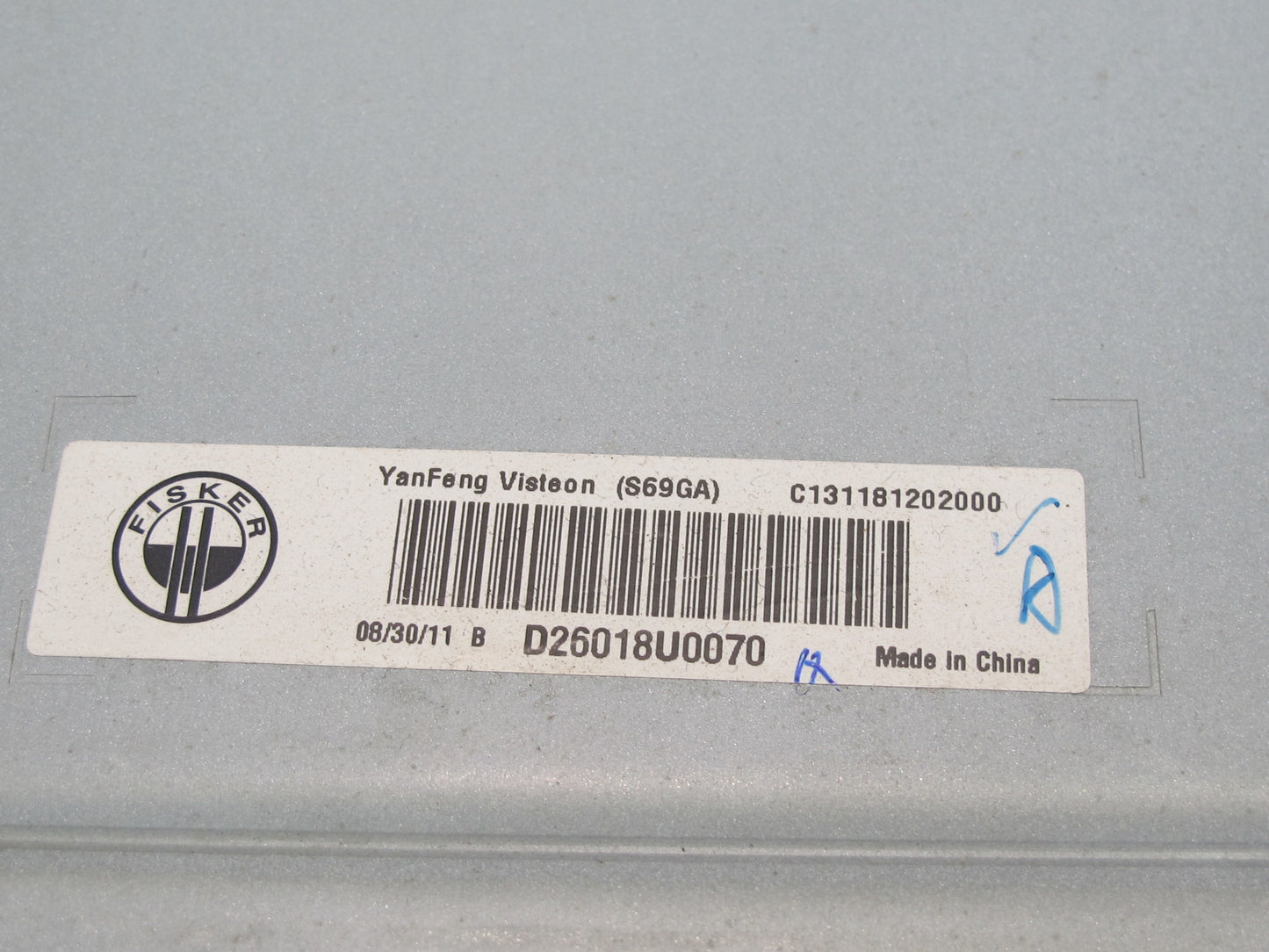 11-12 Fisker Karma Visteon Radio Audio Stereo Amplifier C131181202000 OEM