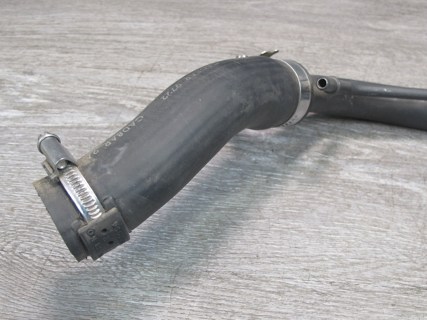 11-12 Fisker Karma Gas Fuel Tank Filler Neck w Cap Cover C131116301001 OEM