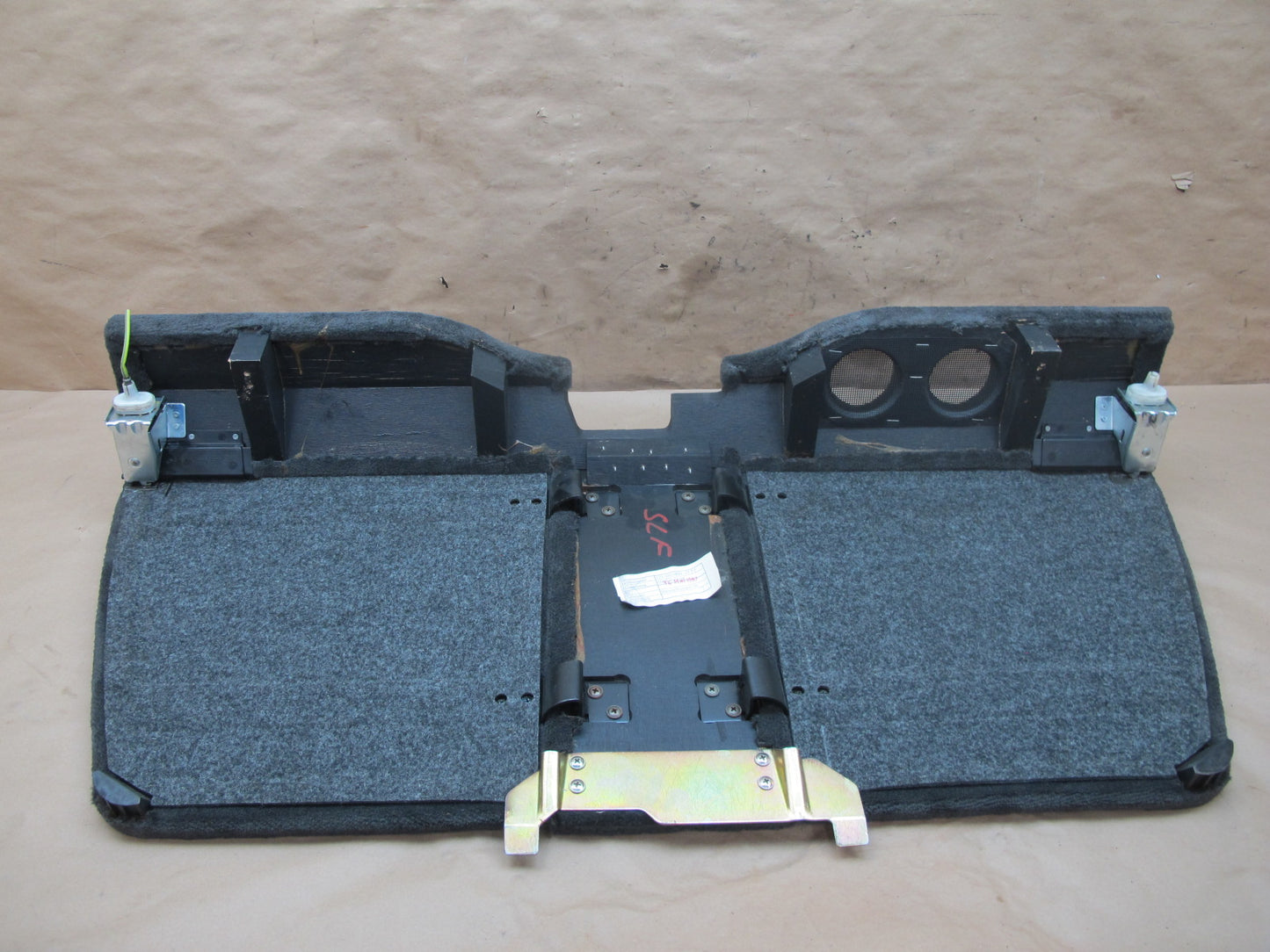 96-02 Mercedes R129 Sl-class Rear Carpet Storage Shelf Box Jump Seat OEM