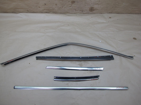 94-02 Mercedes R129 Right Door Window Hard TOP Chrome Trim Molding Set OEM