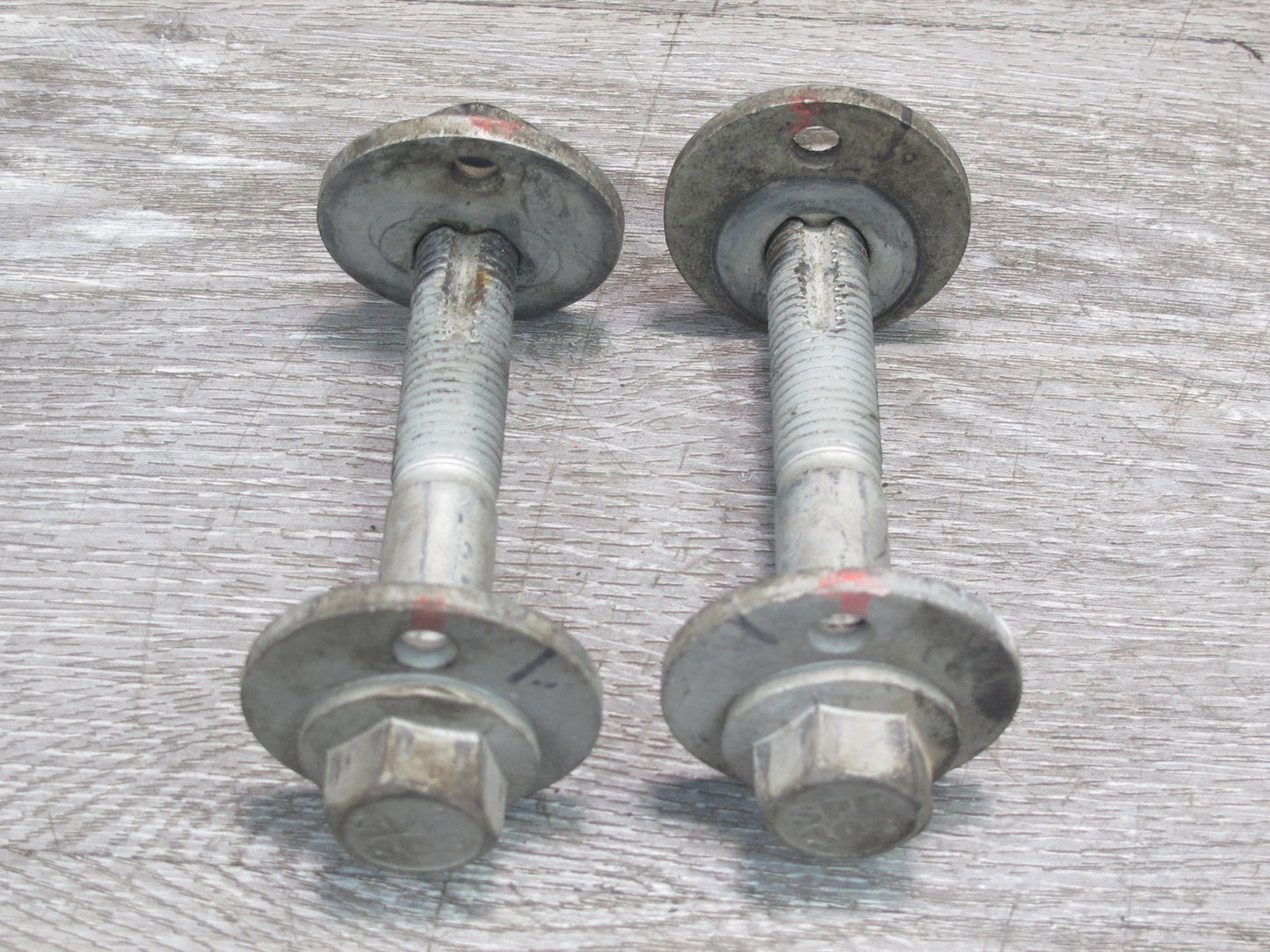 11-12 Fisker Karma Set of 4 Front Suspension Eccentric Camber Bolt OEM