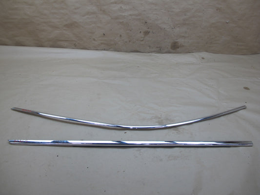 06-12 Bentley Continental Flying Spur Front Right Door Chrome Trim Molding Set
