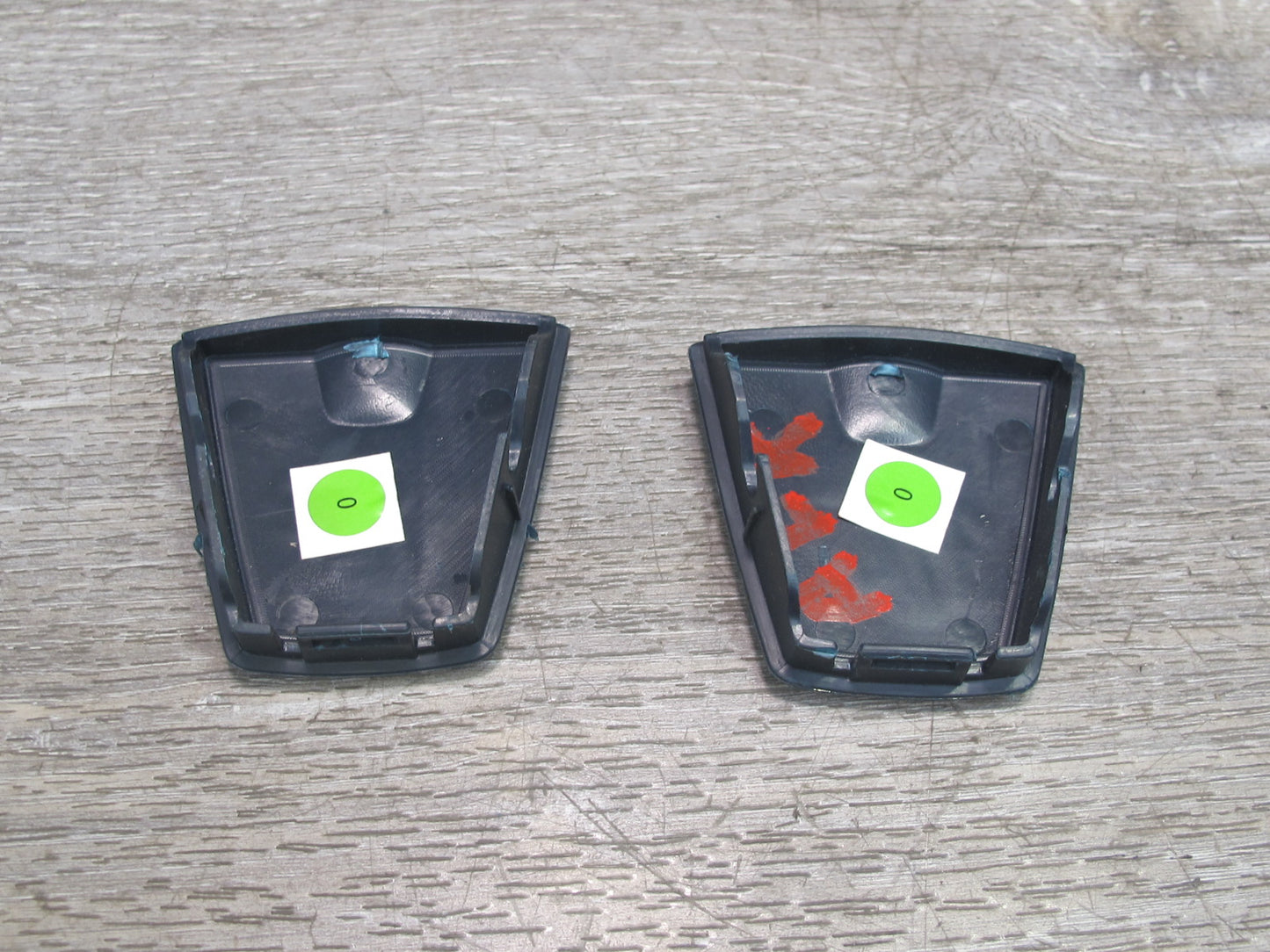 11-12 Fisker Karma Set of 2 Rear Shelf Deck Left Right TOP Tether Cover OEM