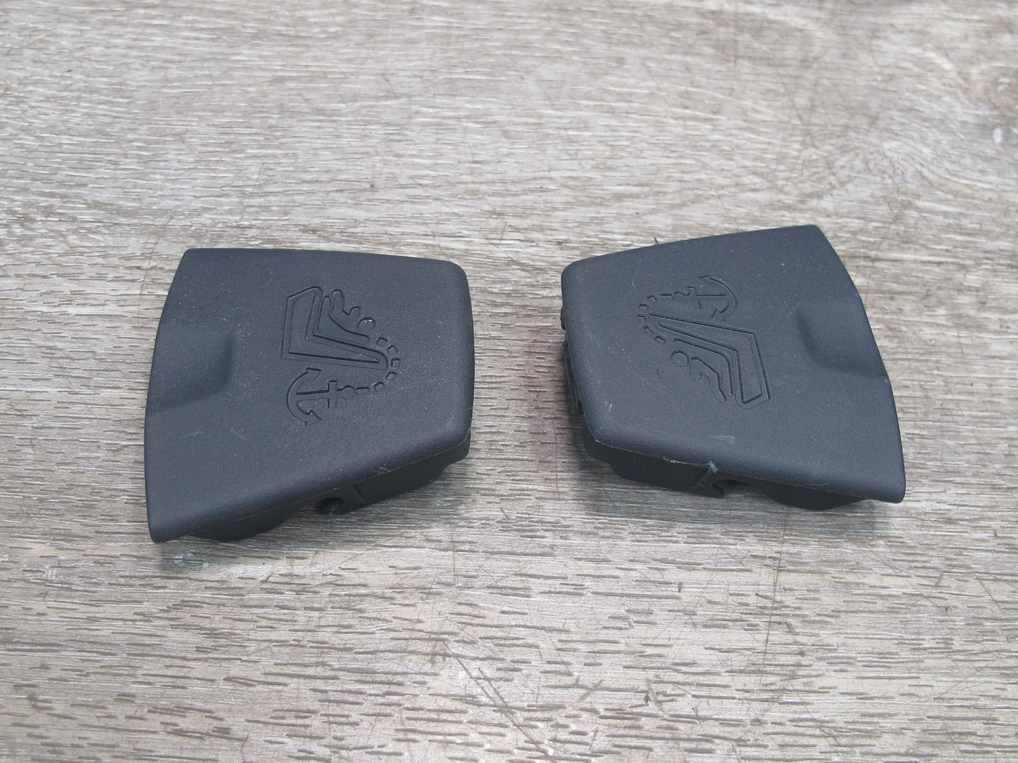11-12 Fisker Karma Set of 2 Rear Shelf Deck Left Right TOP Tether Cover OEM