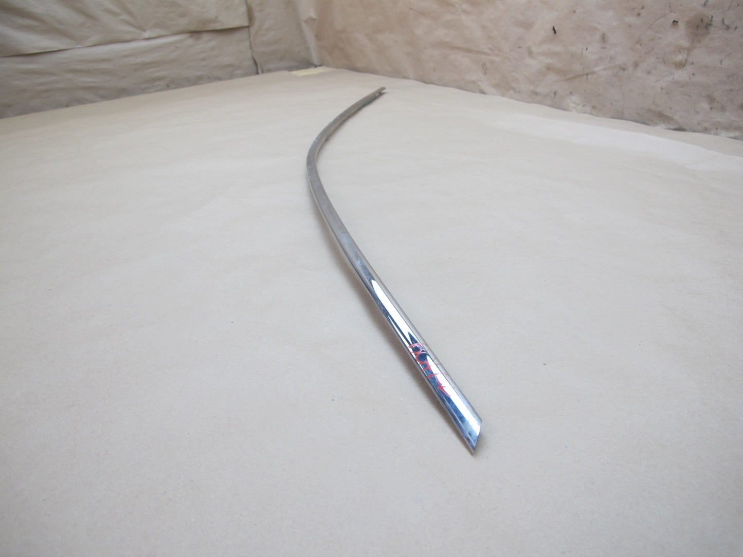 06-12 Bentley Continental Flying Spur Front Left Door Chrome Trim Molding Set