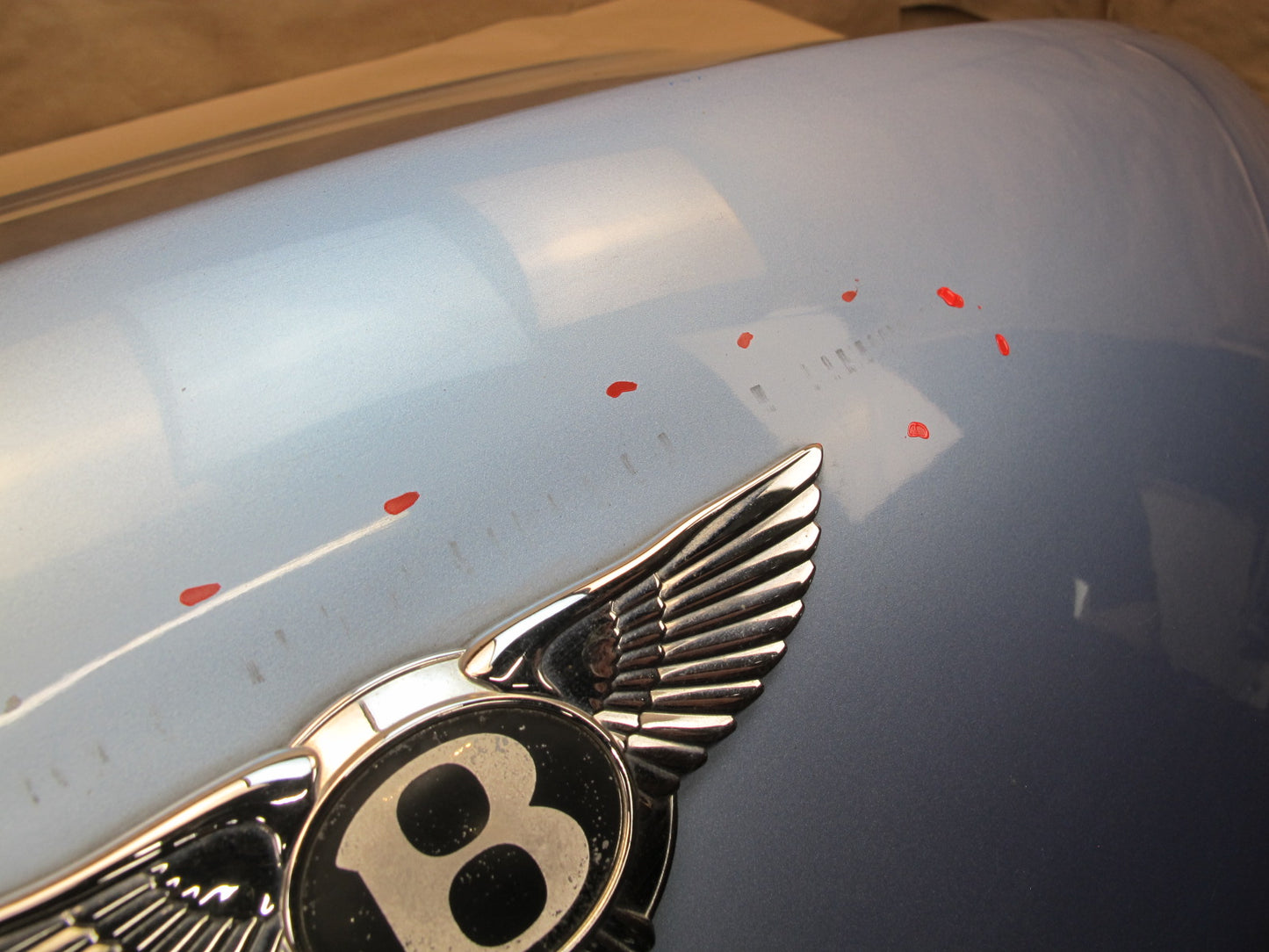 06-12 Bentley Continental Flying Spur Rear Trunk Lid Shell Cover Panel