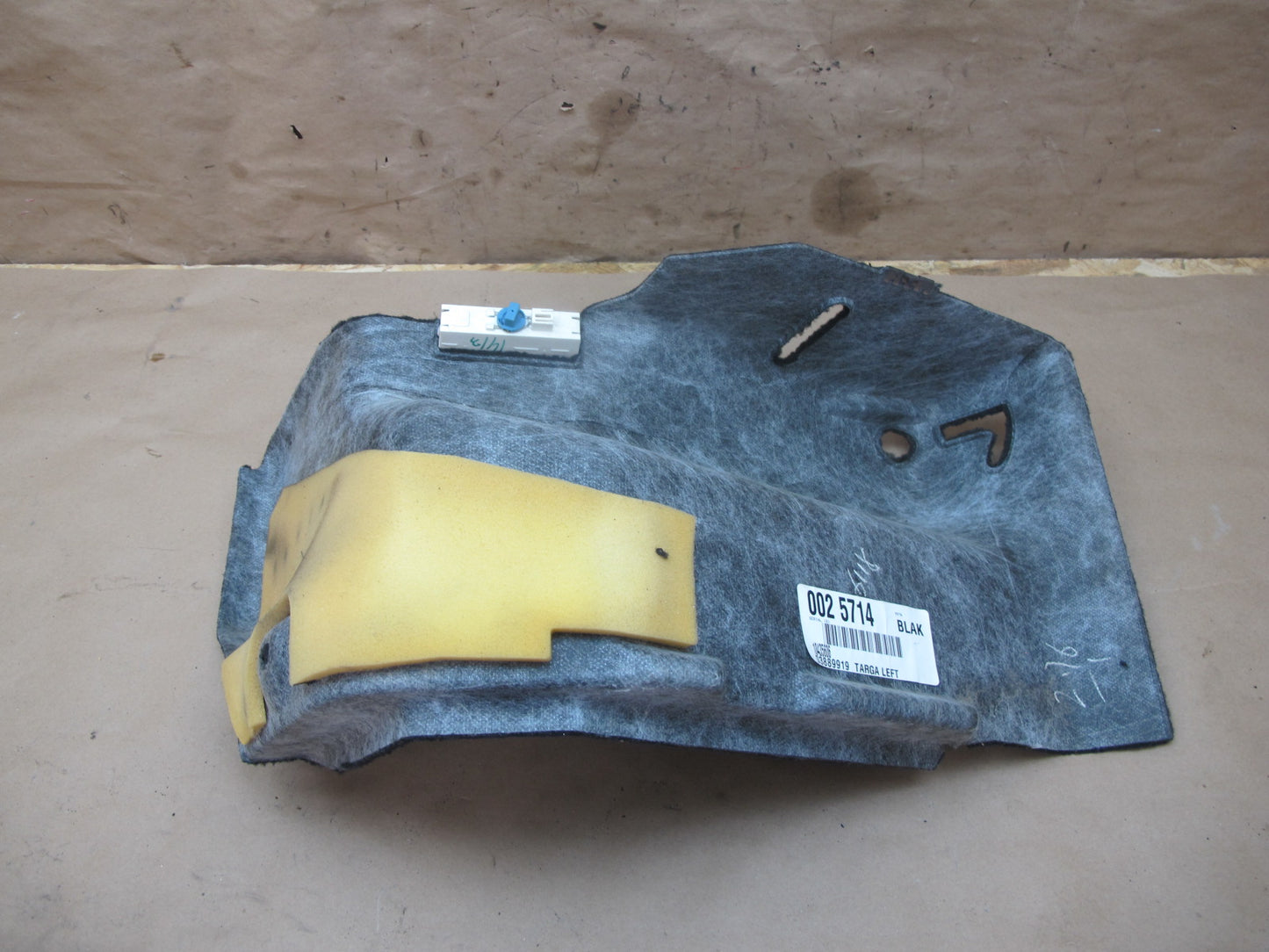 97-04 Chevrolet Corvette C5 Targa Rear Left Right Trunk Carpet Liner Cover OEM