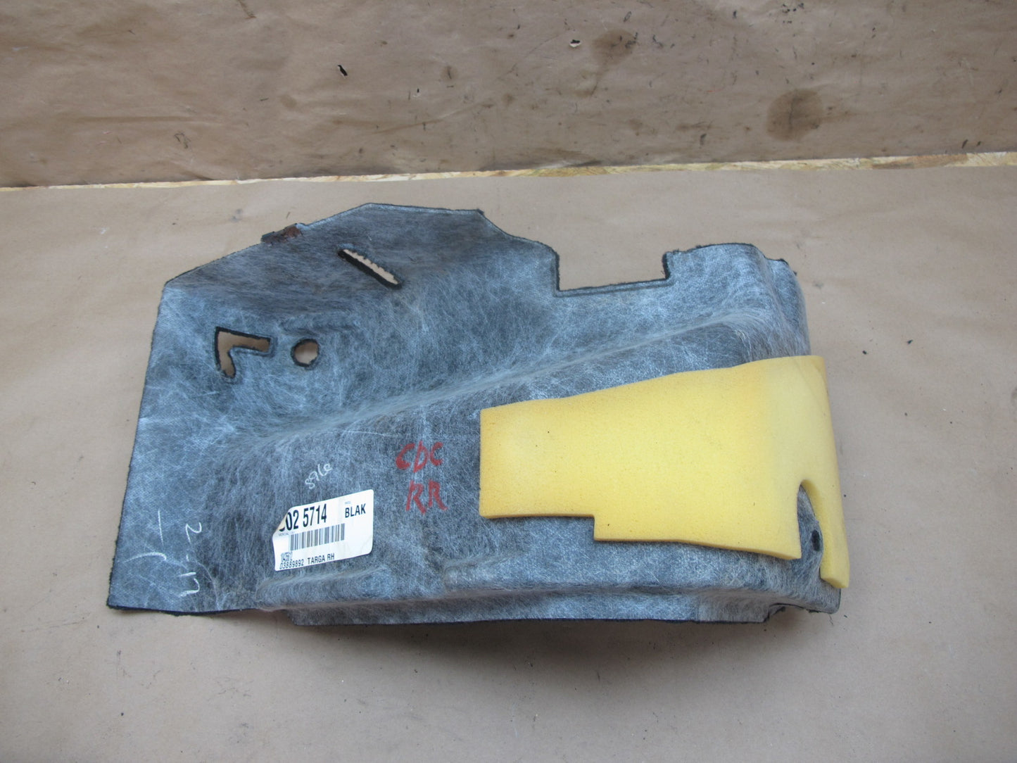 97-04 Chevrolet Corvette C5 Targa Rear Left Right Trunk Carpet Liner Cover OEM