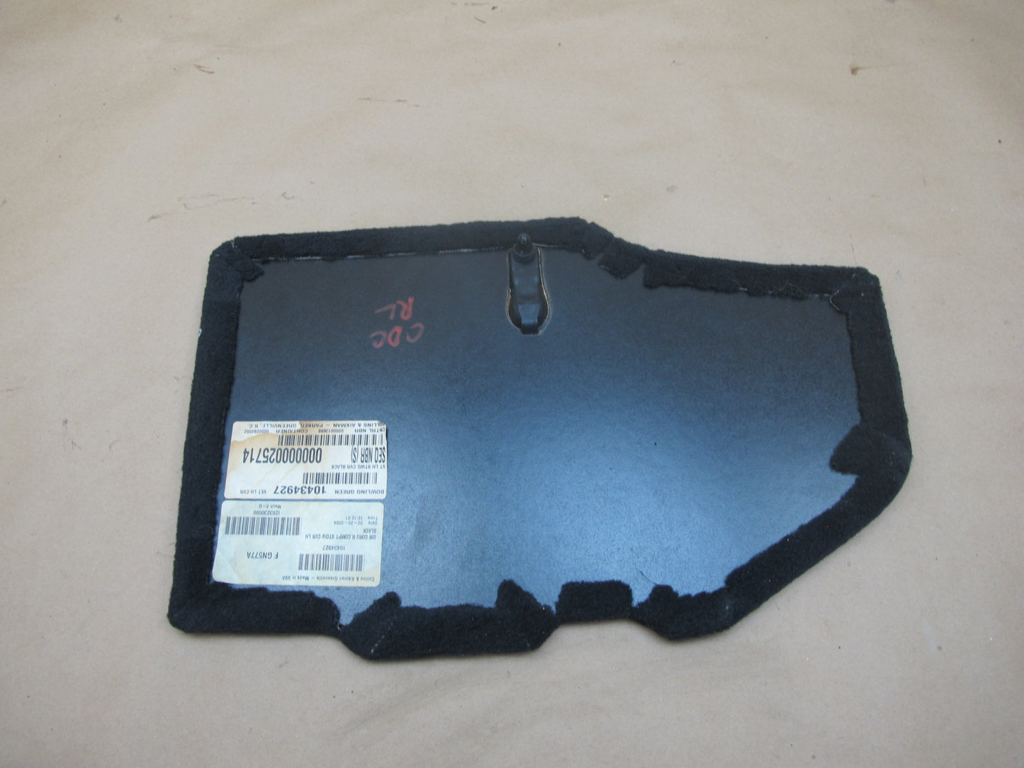 99-04 Chevrolet Corvette C5 Set of 2 Rear Cargo Storage Compartment Cover OEM