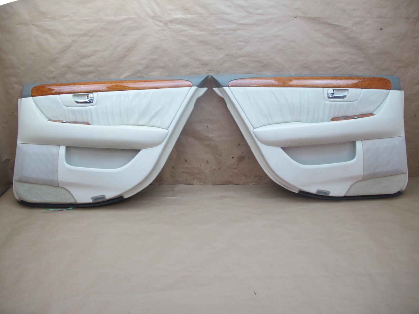 01-03 Lexus UCF30L LS430 Set of 2 Rear Door Interior Trim Cover Panel OEM