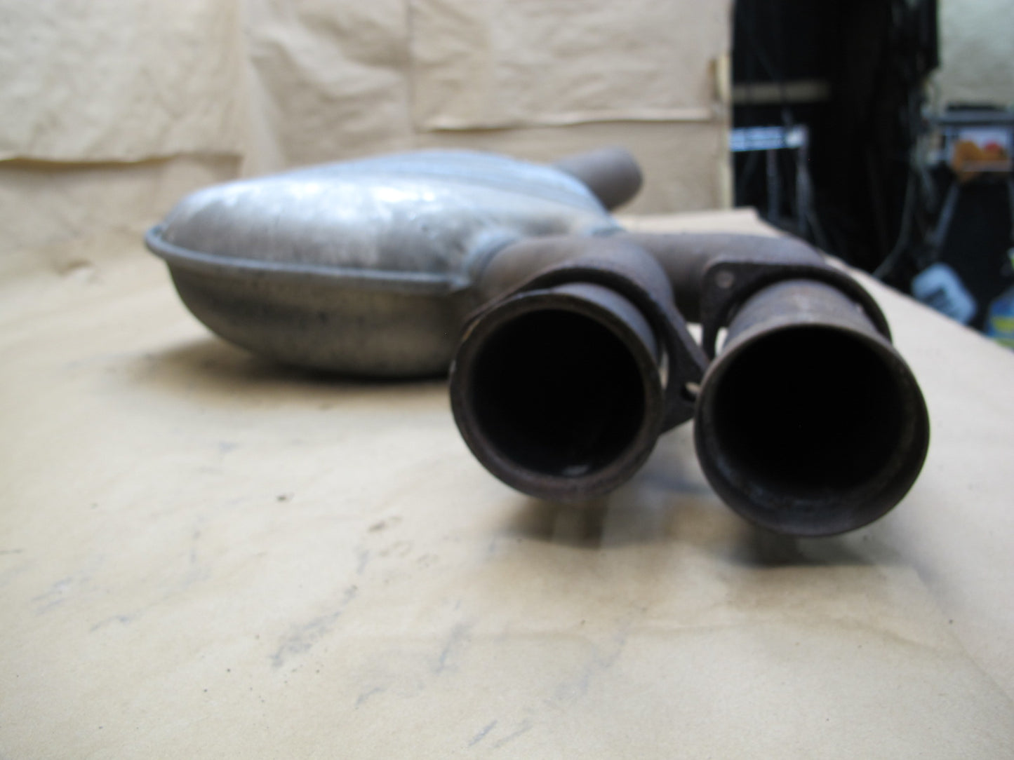 94-98 Mercedes R129 SL600 Set of 2 Exhaust Muffler & Resonator OEM