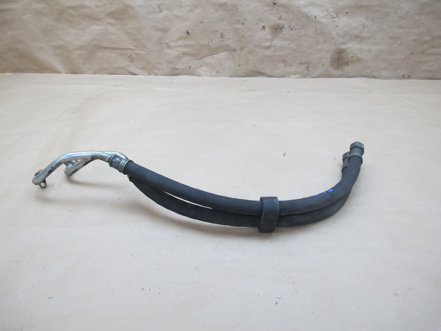 94-02 Mercedes R129 SL600 M120 Engine Oil Cooler Hose Pipe Line OEM