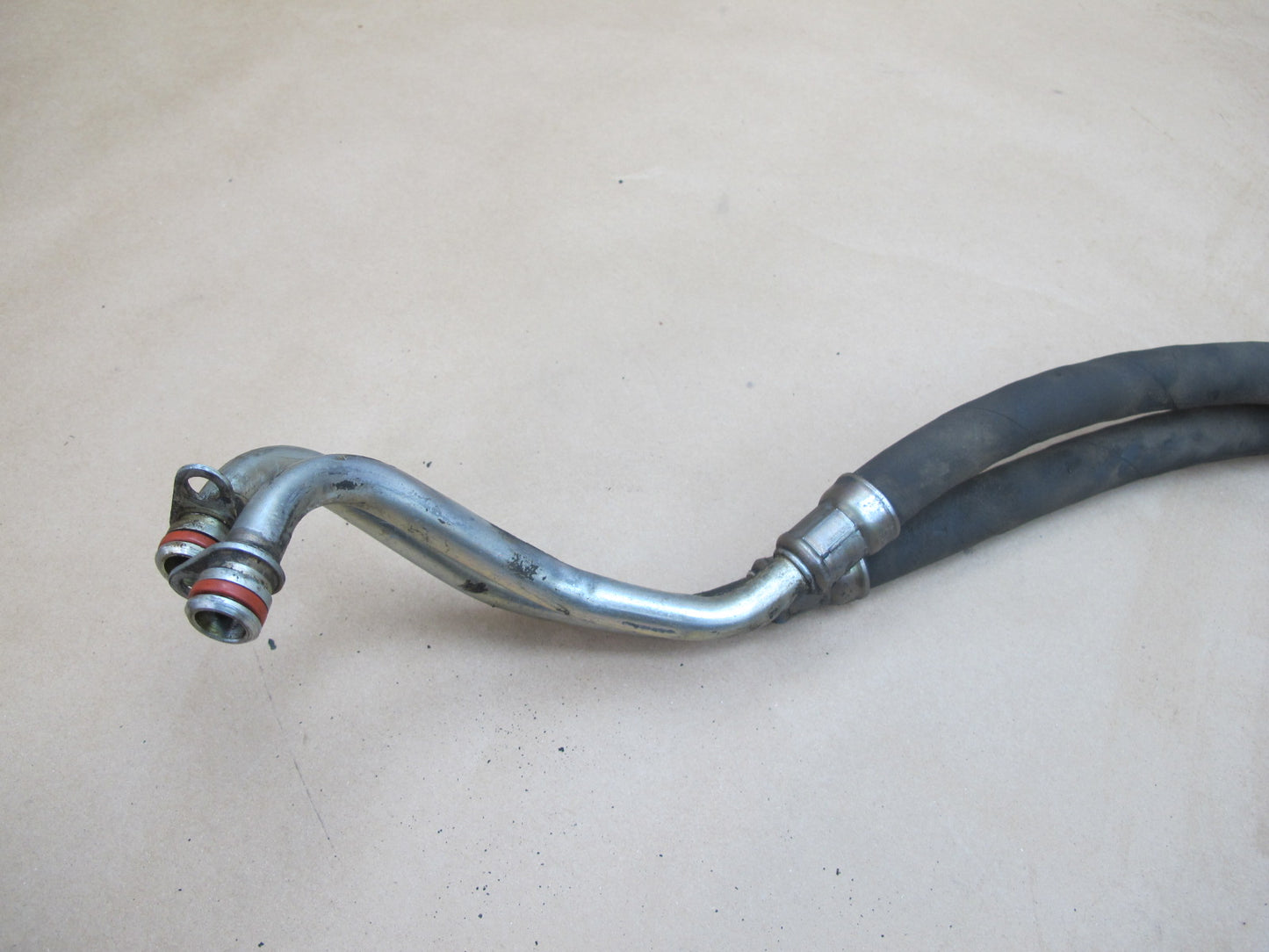 94-02 Mercedes R129 SL600 M120 Engine Oil Cooler Hose Pipe Line OEM