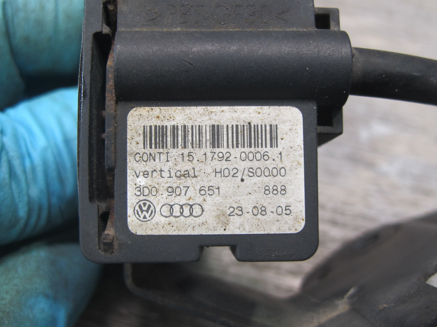 2006-2012 Bentley Continental Flying Spur Acceleration YAW Rate Sensor 3D0907651