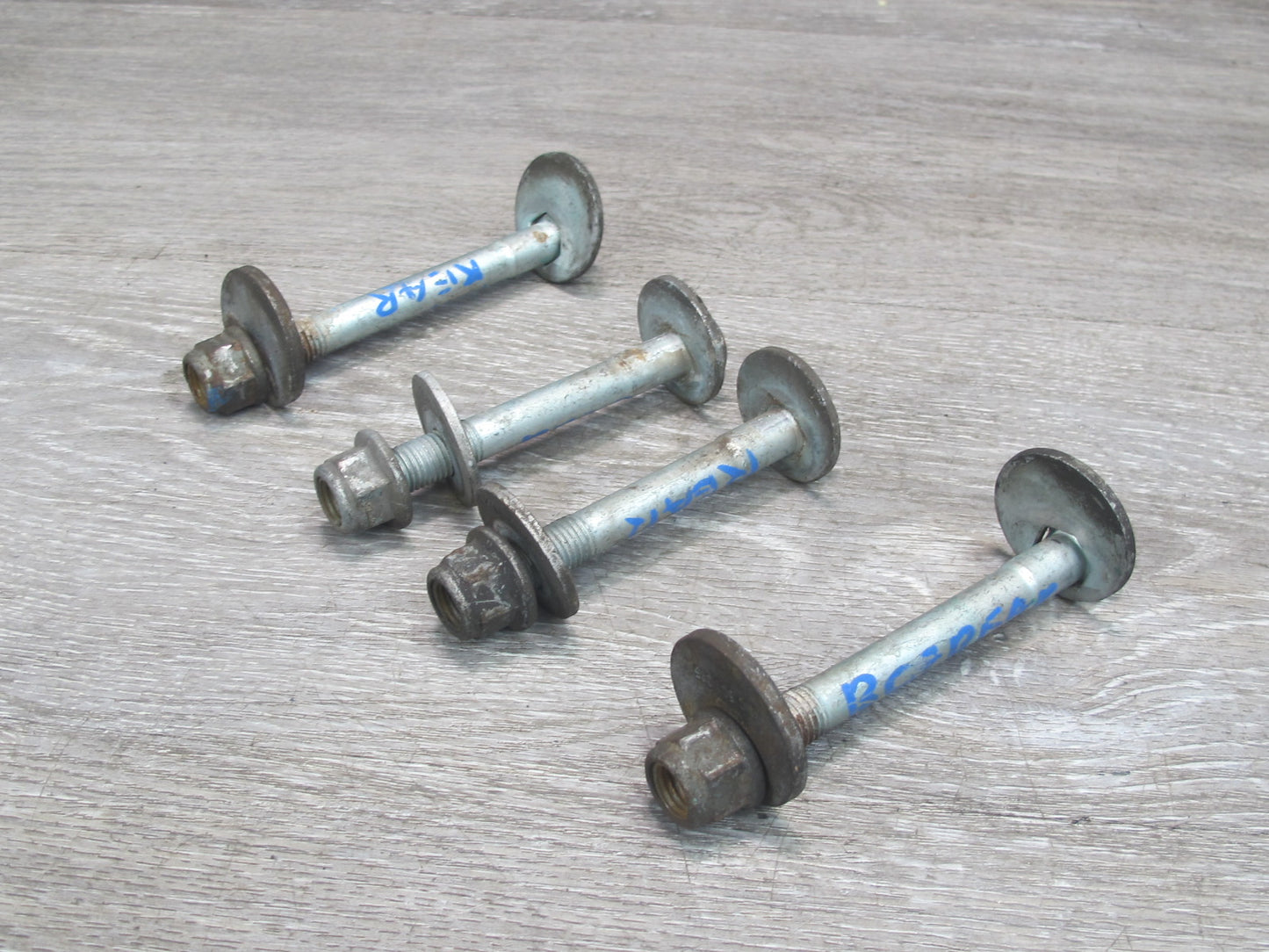 2006-2012 Bentley Flying Spur Rear Suspension Eccentric Camber Bolt Set of 4