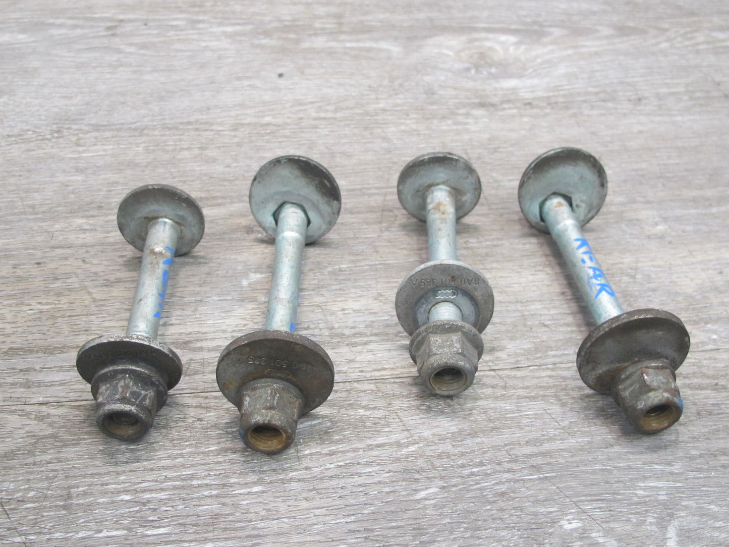 2006-2012 Bentley Flying Spur Rear Suspension Eccentric Camber Bolt Set of 4