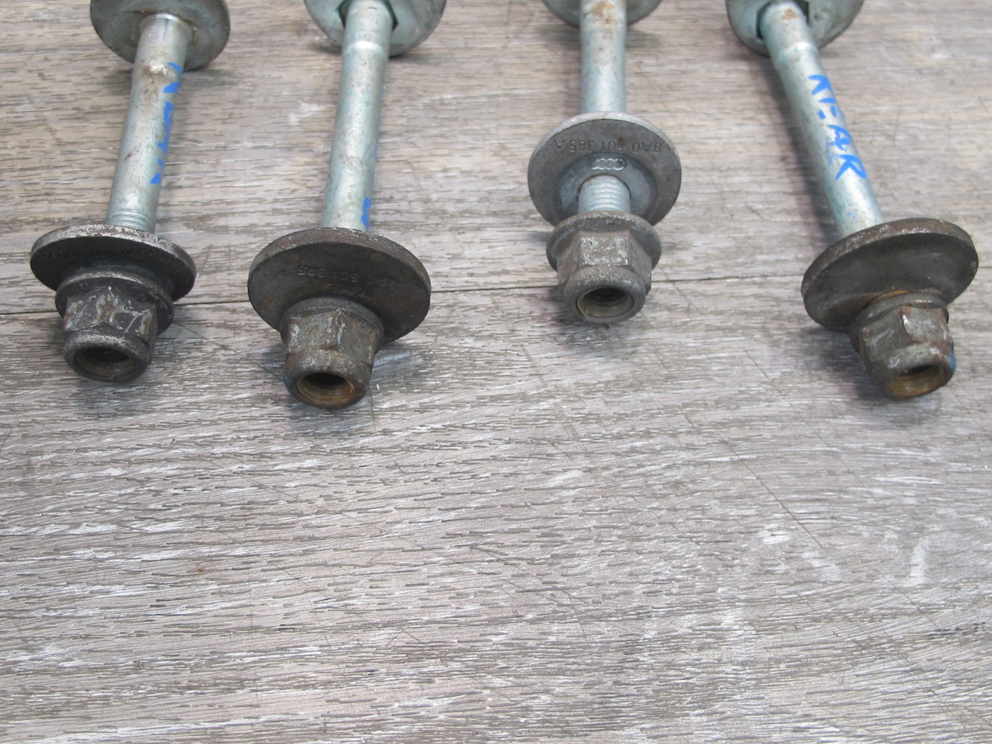 2006-2012 Bentley Flying Spur Rear Suspension Eccentric Camber Bolt Set of 4