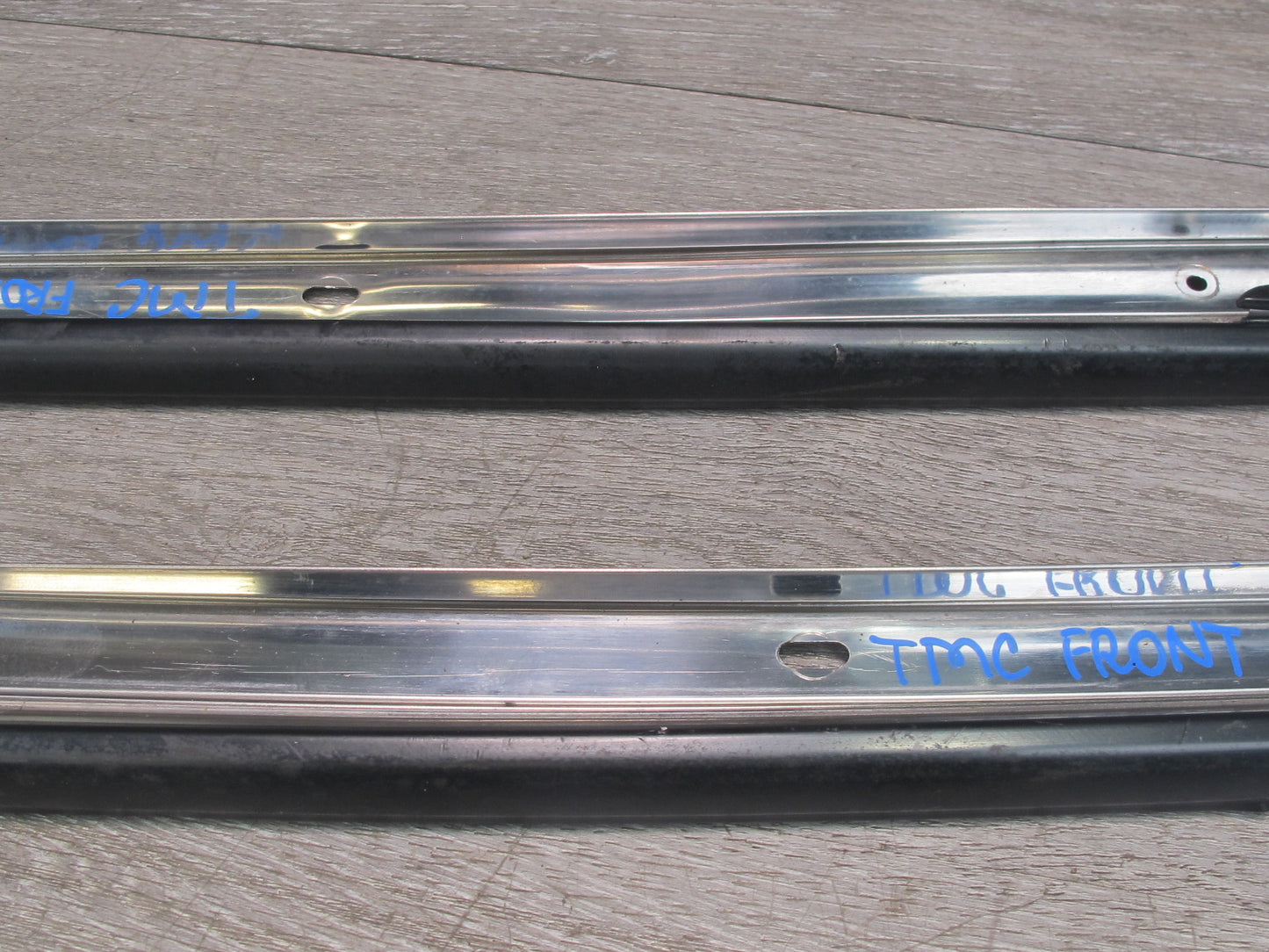 00-05 Toyota MR2 Spyder Set of 2 Front Left & Right A Pillar Drip Molding OEM