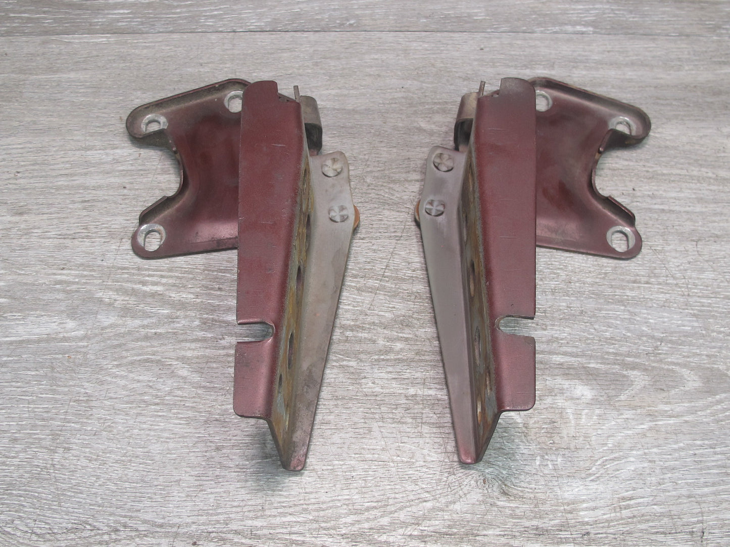 79-83 Datsun Nissan 280ZX S130 Set of 2 Front Hood Hinge OEM