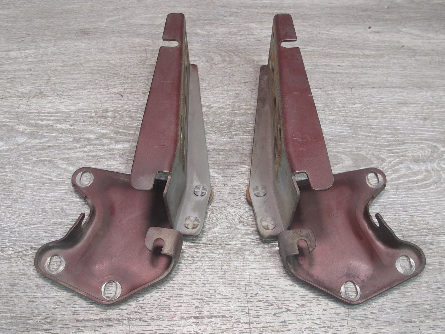 79-83 Datsun Nissan 280ZX S130 Set of 2 Front Hood Hinge OEM