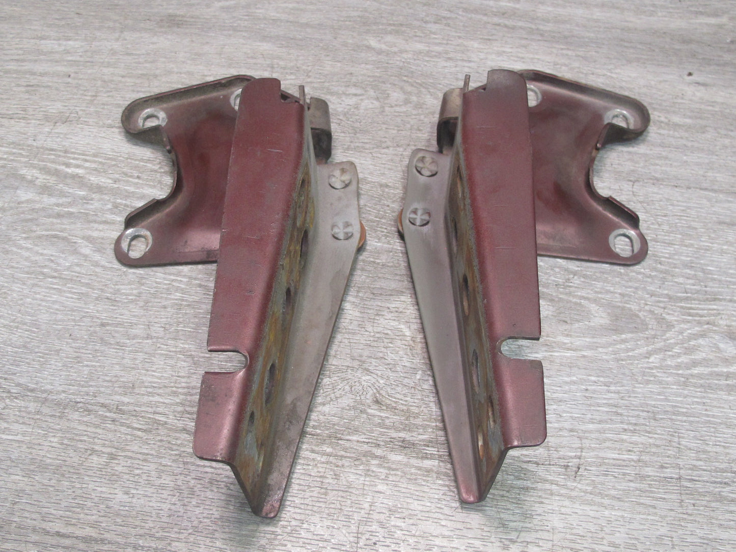 79-83 Datsun Nissan 280ZX S130 Set of 2 Front Hood Hinge OEM