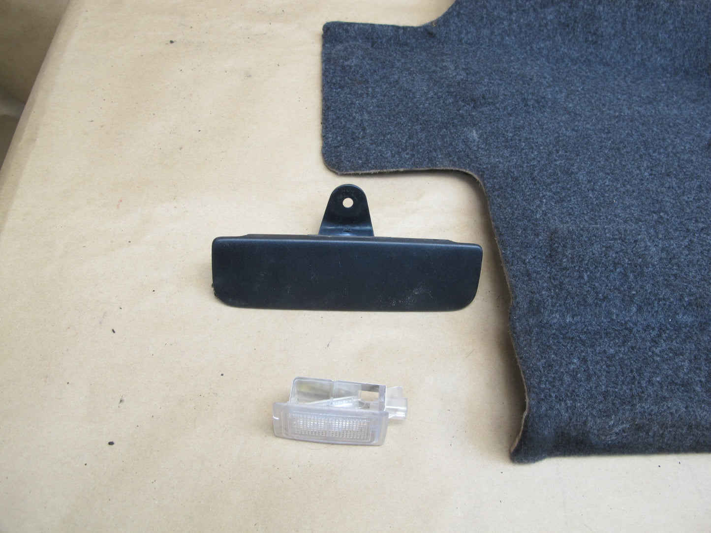 11-12 Fisker Karma Set of 4 Rear Trunk Carpet Trim Cover Panel OEM
