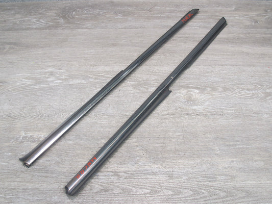 09-15 Mini Cooper R57 Set of 2 Rear Chrome Trim Molding Cover Weatherstrip OEM