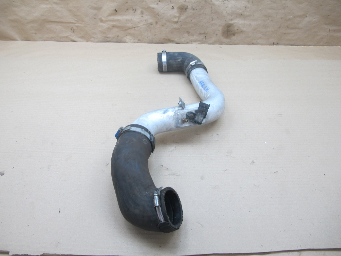 11-12 Fisker Karma Set of 2 Right & Left Intercooler Hose Pipe w Sensor OEM