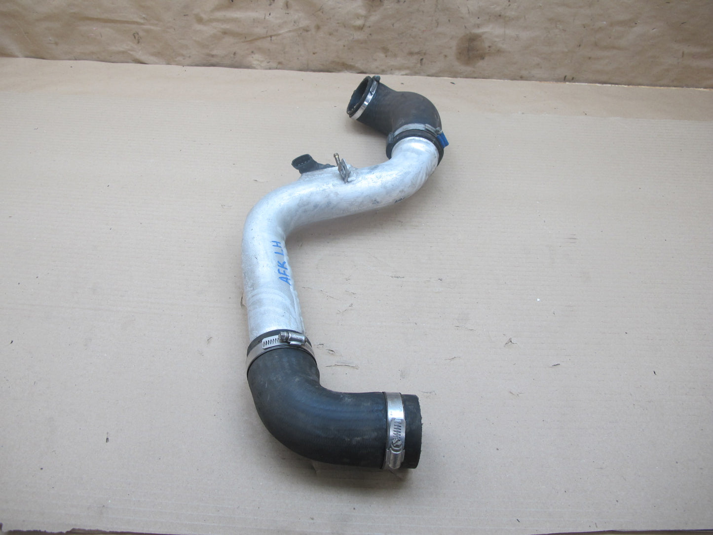 11-12 Fisker Karma Set of 2 Right & Left Intercooler Hose Pipe w Sensor OEM