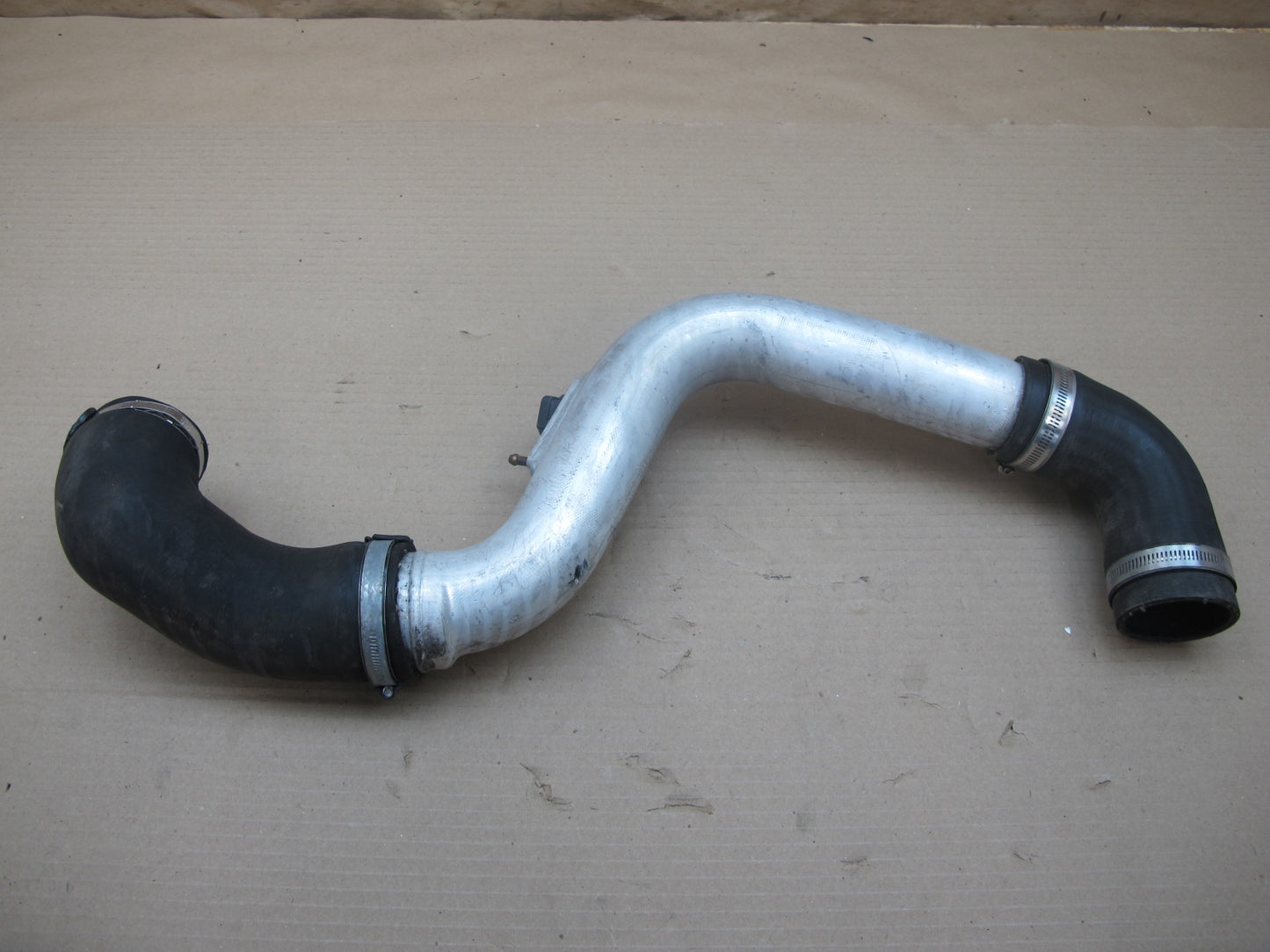 11-12 Fisker Karma Set of 2 Right & Left Intercooler Hose Pipe w Sensor OEM