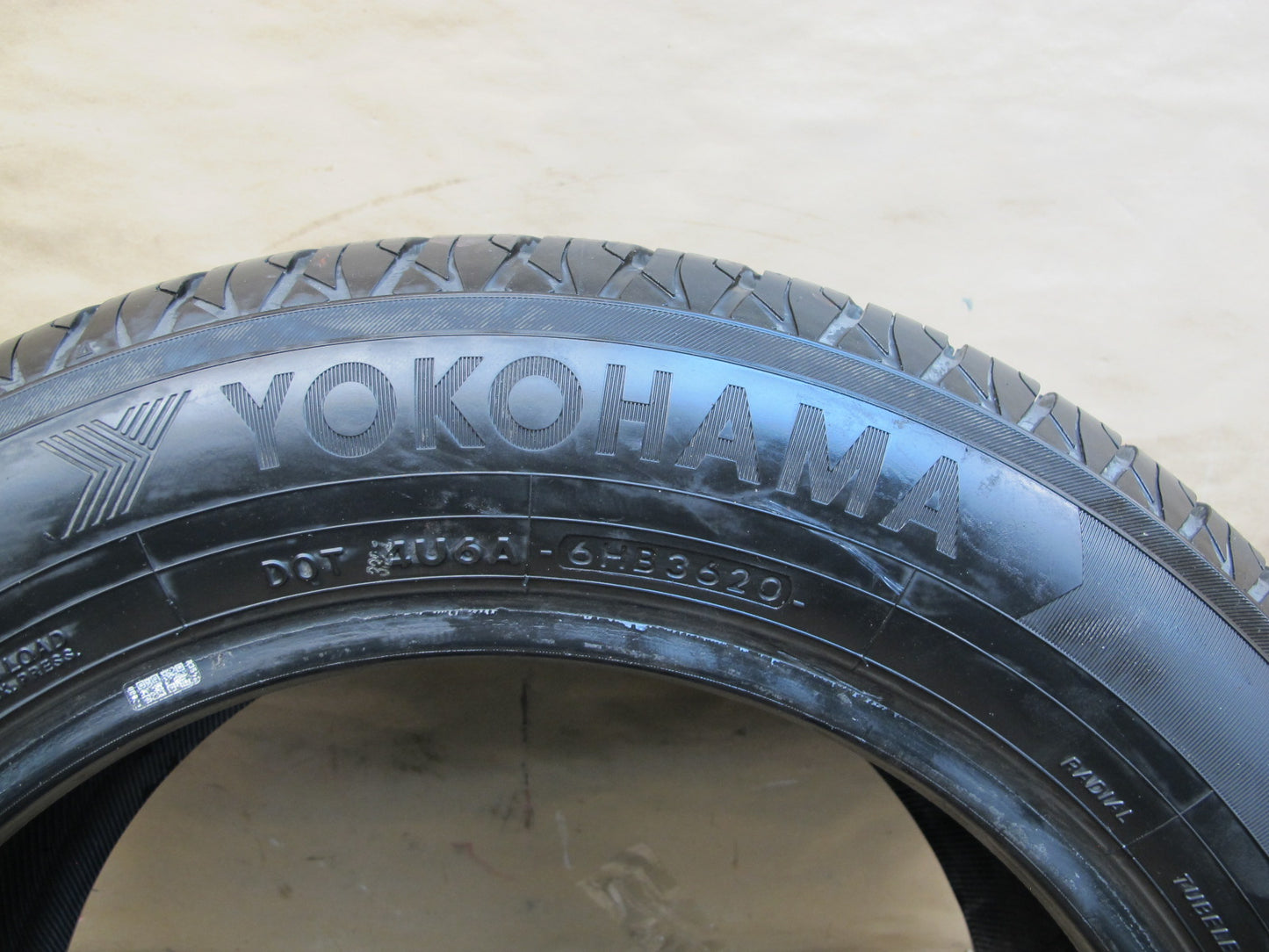 Set of 2 Yokohama Avid Ascend GT A/S Tire 225/55 R16 99V 3620 8/32 Tread