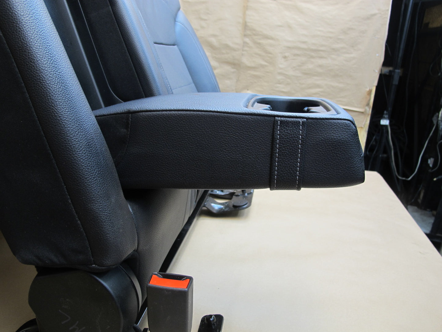 12-15 Mercedes W166 Ml-class Rear Left Seat Upper Cushion Black OEM