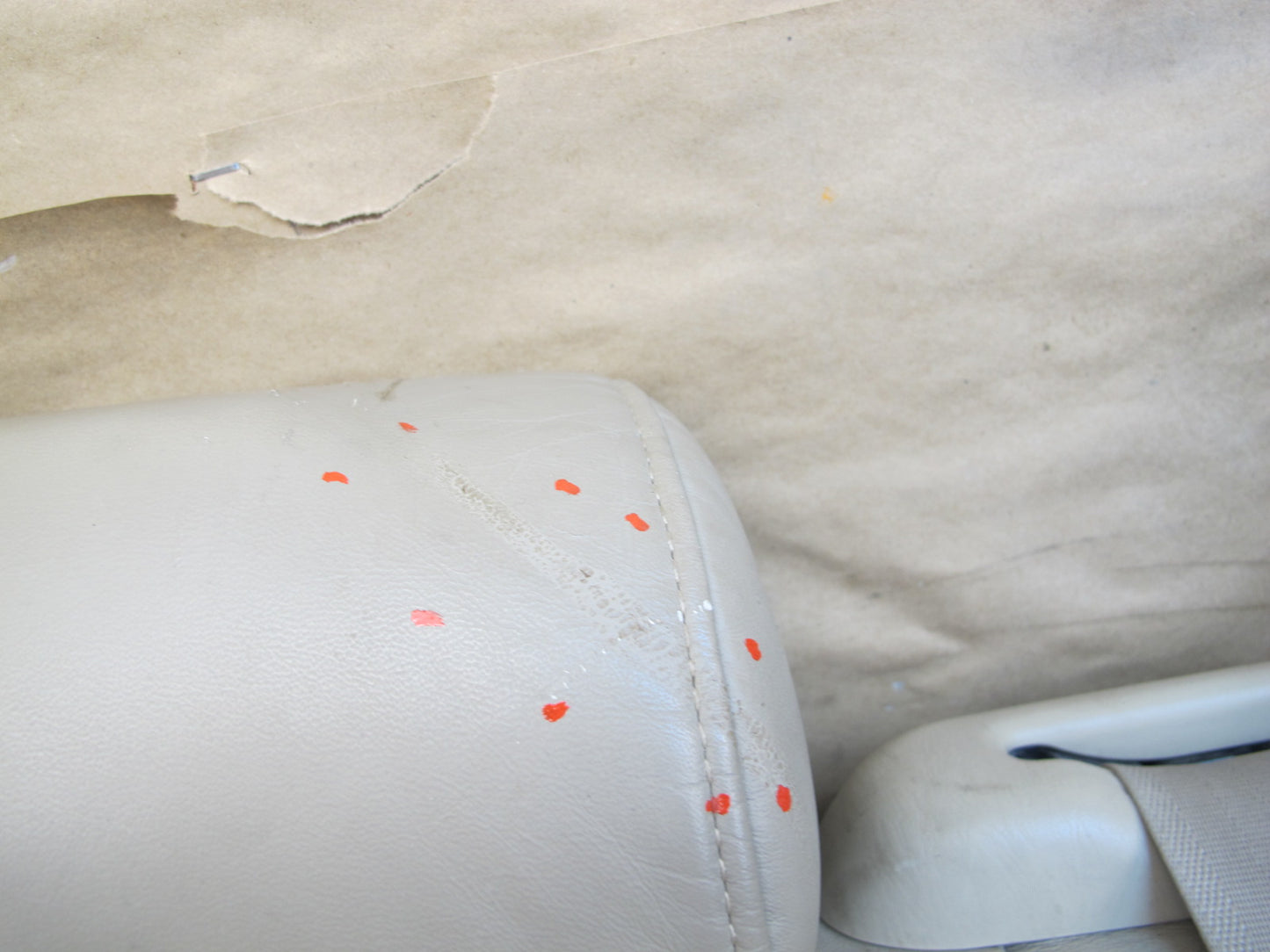 1998-2002 Lexus LX470 Rear Second ROW Left & Right Leather Seat Set of 2