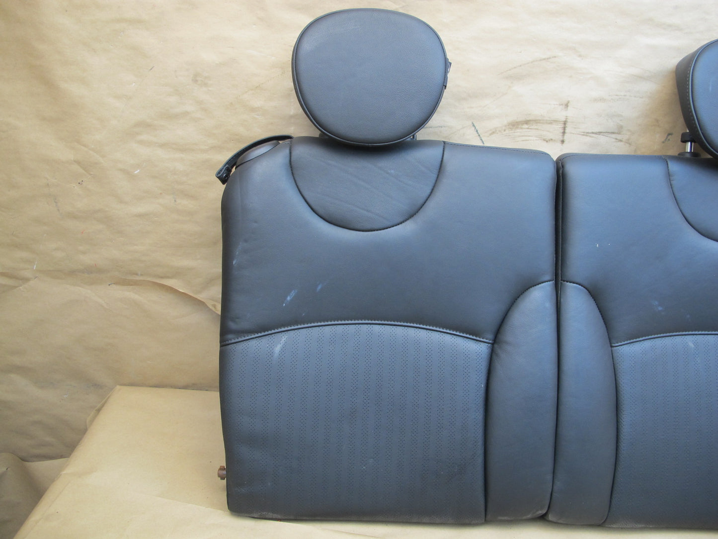 09-15 Mini Cooper R57 Convertible Front Rear Leather Punch Sport Seat Set OEM