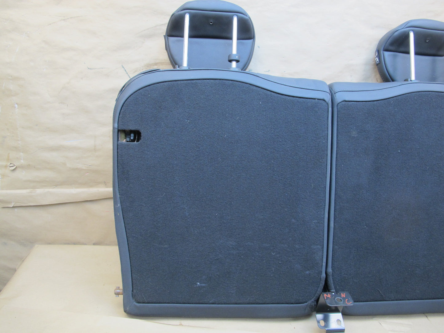 09-15 Mini Cooper R57 Convertible Front Rear Leather Punch Sport Seat Set OEM