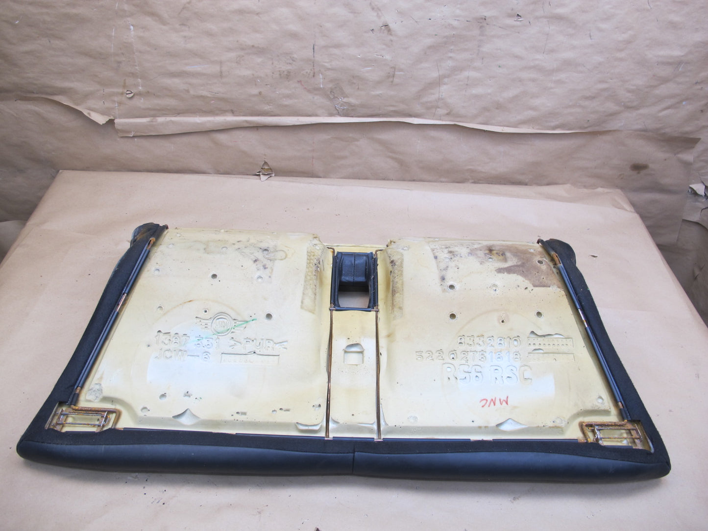 09-15 Mini Cooper R57 Convertible Front Rear Leather Punch Sport Seat Set OEM