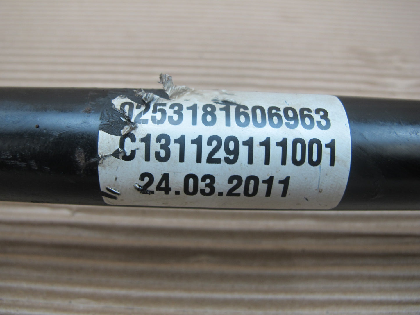 11-12 Fisker Karma Rear Right Suspension Axle Shaft 61K C131129111001 OEM